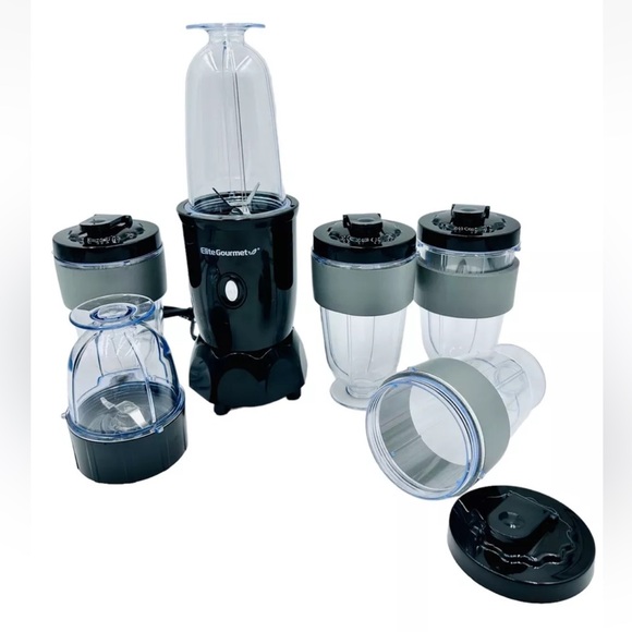 EliteGourmet Electric Personal Drink Mixer Blender Black EPB-1800A New Open Box - Picture 5 of 7